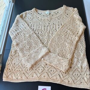 Grace & Lace Open Knit Sweater